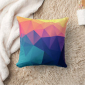 QDWAV • 多彩の多角形の枕 クッション (ブランケット)