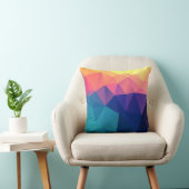 QDWAV • 多彩の多角形の枕 クッション (椅子)