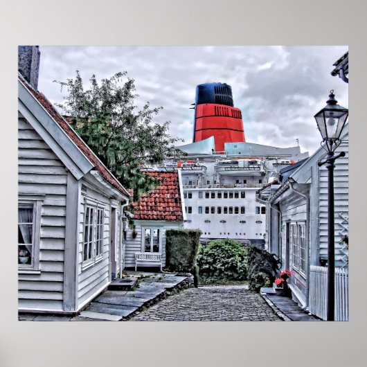 QE2アットスタバンガー ポスター (正面)