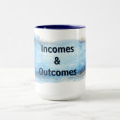 QEC Incomes & Outcomes Mug マグカップ (中央)