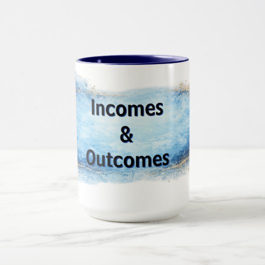 QEC Incomes & Outcomes Mug マグカップ (中央)