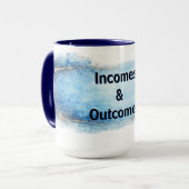 QEC Incomes & Outcomes Mug マグカップ (正面左)