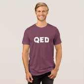 QED T-Shirt トライブレンドＴシャツ (正面全面)