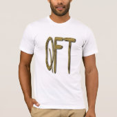 QFTトレンディー真実引用文、ことわざ、インターネットスラング Tシャツ (正面)