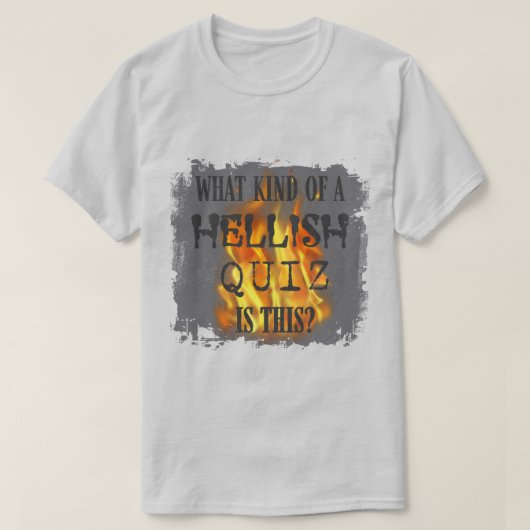 QIインフェルノクイズTシャツ Tシャツ (デザイン正面)