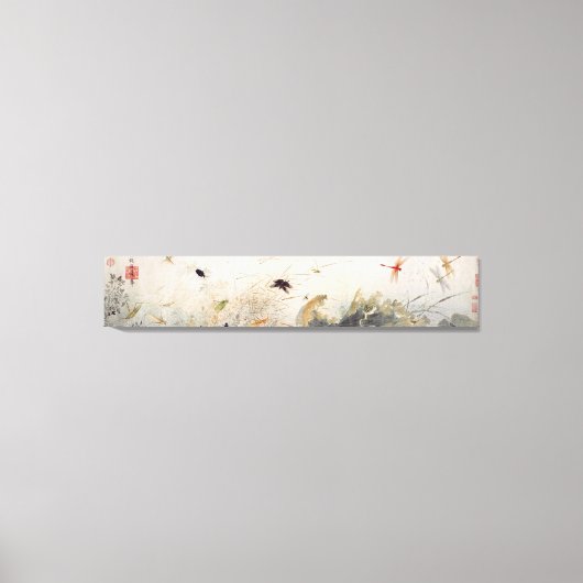 Qian Xuan – 秋の初期コピー キャンバスプリント (正面)