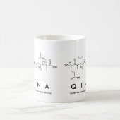 Qianaペプチド名mug コーヒーマグカップ (中央)