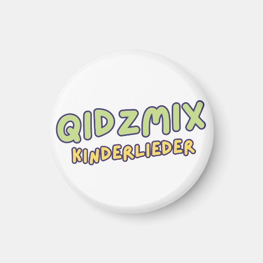 QidzMix Logo マグネット (正面)