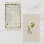 QiGong 名刺 (正面/裏面)