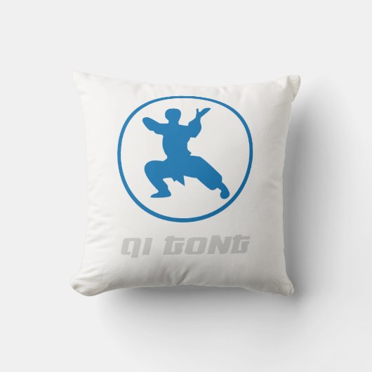 Qigong Martial Arts Design クッション (正面)