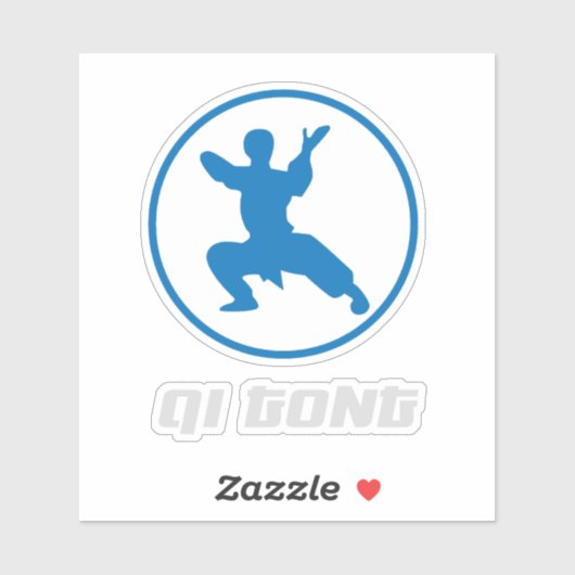 Qigong Martial Arts Design シール (シート)