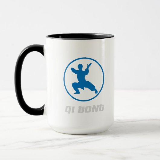 Qigong Martial Arts Design マグカップ (左)