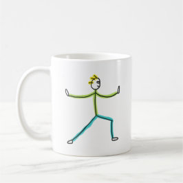 Qigong Stickman コーヒーマグカップ