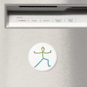 Qigong Stickman マグネット (インサイチュ (食洗機))