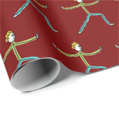 Qigong Stickman ラッピングペーパー (ロールコーナー)