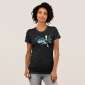 Qikの公式のワイシャツ(女性) Tシャツ (正面フル)