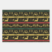 Qilinレイヤパターン ラッピングペーパーシート (正面2)