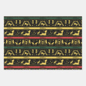 Qilinレイヤパターン ラッピングペーパーシート (正面)