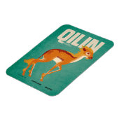 Qilinヴィンテージ図 マグネット (左側)