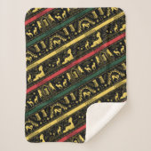 Qilin Layered Pattern シェルパブランケット (正面)