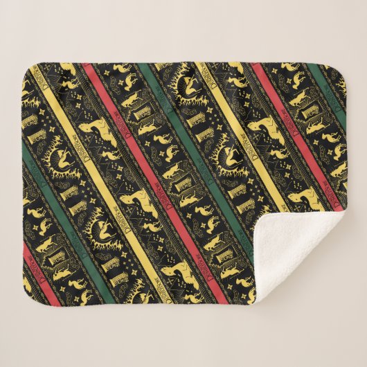 Qilin Layered Pattern シェルパブランケット (正面(横))