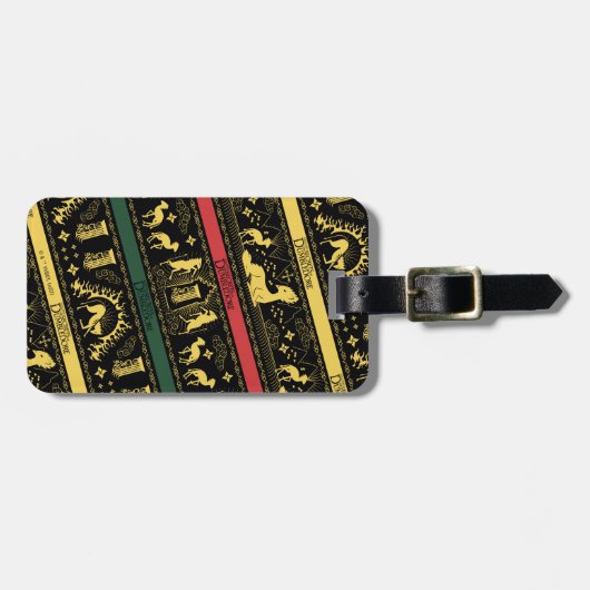 Qilin Layered Pattern ラゲッジタグ (正面横)
