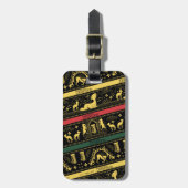 Qilin Layered Pattern ラゲッジタグ (正面縦)