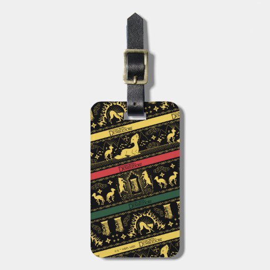 Qilin Layered Pattern ラゲッジタグ (正面縦)