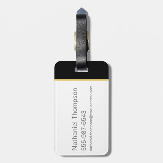 Qilin Layered Pattern ラゲッジタグ (裏面縦)