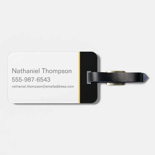 Qilin Layered Pattern ラゲッジタグ (裏面横)