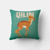 Qilin Vintage Graphic クッション (裏面)