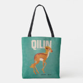 Qilin Vintage Graphic トートバッグ (裏面)