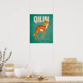 Qilin Vintage Graphic ポスター (キッチン)