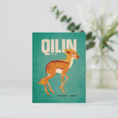 Qilin Vintage Graphic ポストカード (スタンド正面)