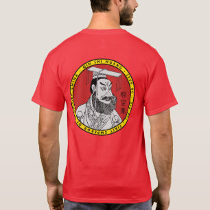 Qin Shi黄のポートレートのシールのワイシャツ Tシャツ
