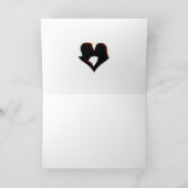 Qixiフェスティバル中国の – バレンタインデー シーズンカード (内部)