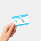 QKids ESL先生ID バッジ (手持ち)