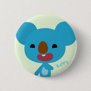 Qkids Kobyのコアラボタン 缶バッジ