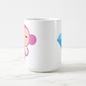 Qkids Momoおよびダイヤモンドのマグ コーヒーマグカップ (中央)