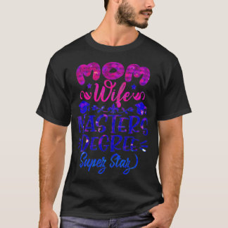 QMasters学位卒業ママ妻MSWビジネスM Tシャツ