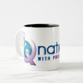 QNation.FMのツートーンマグ ツートーンマグカップ (正面左)