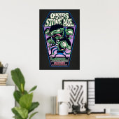 QOTSA Gig Poster Orbit Room, Grand Rapids ポスター (ホームオフィス)