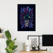 QOTSA REPRODUCTION Gig Poster Matte  Art Print ポスター (ホームオフィス)