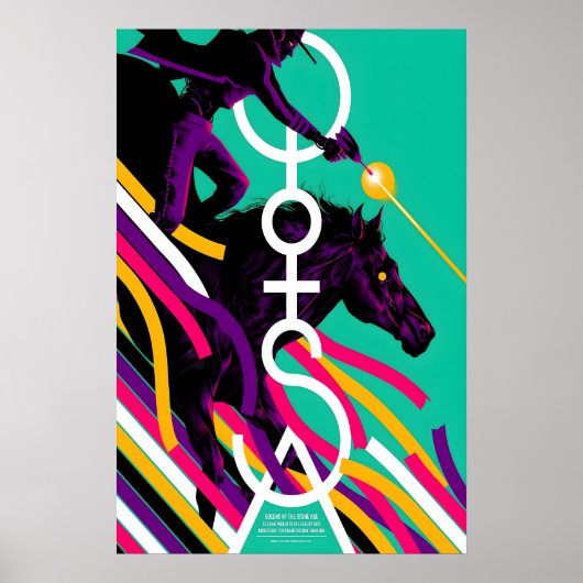 QOTSA REPRODUCTION Gig Poster Matte  Art Print ポスター (正面)