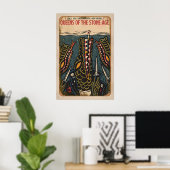QOTSA REPRODUCTION Gig Poster Matte  Art Print ポスター (ホームオフィス)