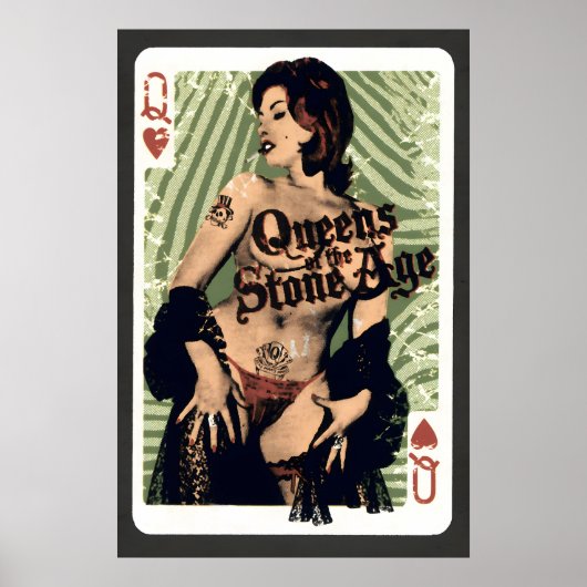 QOTSA REPRODUCTION Gig Poster Matte  Art Print ポスター (正面)