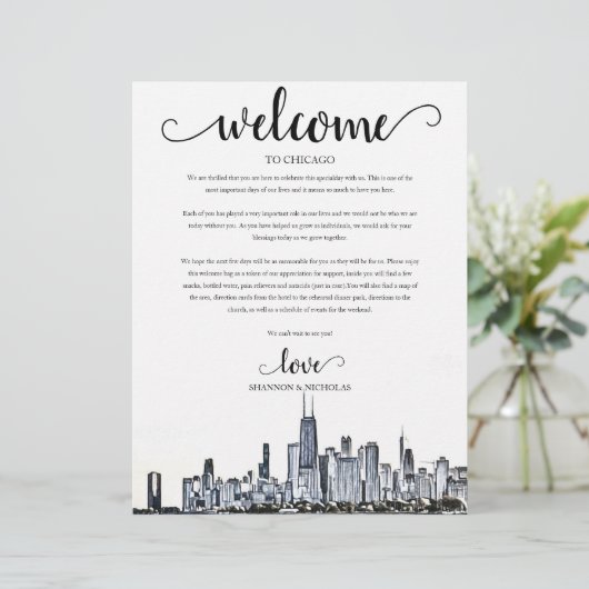 QPCの結婚週末のウェルカムスケジュール (スタンド正面)