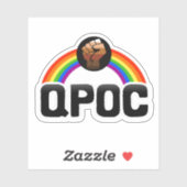 QPOC プログレスプライドステッカー シール (シート)