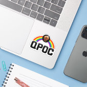 QPOC プログレスプライドステッカー シール (ノートパソコンとiPhone)