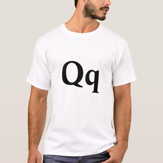 QqのTシャツ Tシャツ (正面)